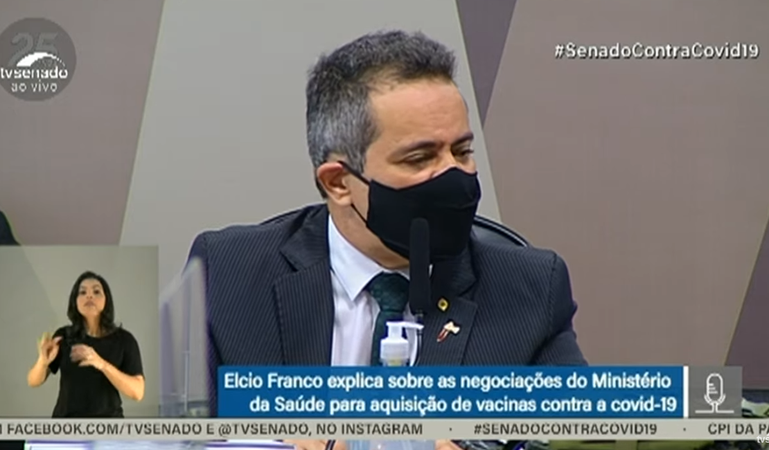 Élcio Franco diz que compra de cloroquina foi para tratamento de malária, e não de Covid