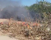 [Vídeo] Fumaça e fogo em vegetação chamam a atenção de moradores em Arapiraca