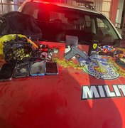 Suspeitos de roubo em Maceió são presos com diversas joias, relógios e óculos em Messias