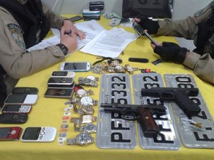 Polícia prende quadrilha que roubou  mais de R$ 1 milhão em  AL e PE