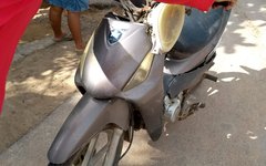 Motocicleta envolvida no acidente em Maragogi
