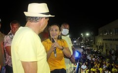 Fernanda Cavalcante celebra vitória em São Luís do Quitunde