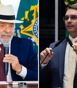 Atlas/Bloomberg: Flávio Bolsonaro tem 47,7% contra 47,6% de Lula no 2º turno