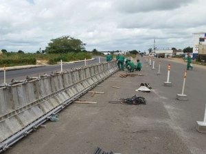 Serviços avançam nos 4 km de duplicação da AL-110