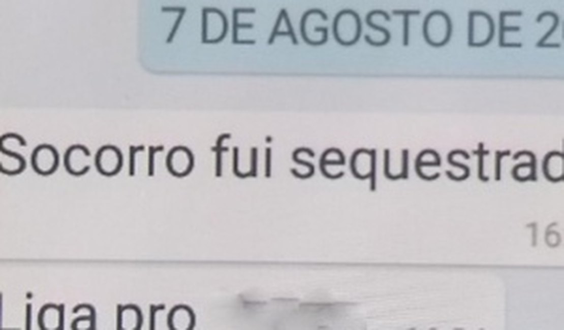 Mulher simula sequestro para fugir com suposto amante