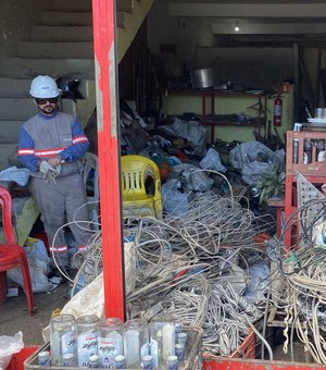 Polícia conclui operação em ferros-velhos e prende proprietários por compra de cabos roubados em Maceió
