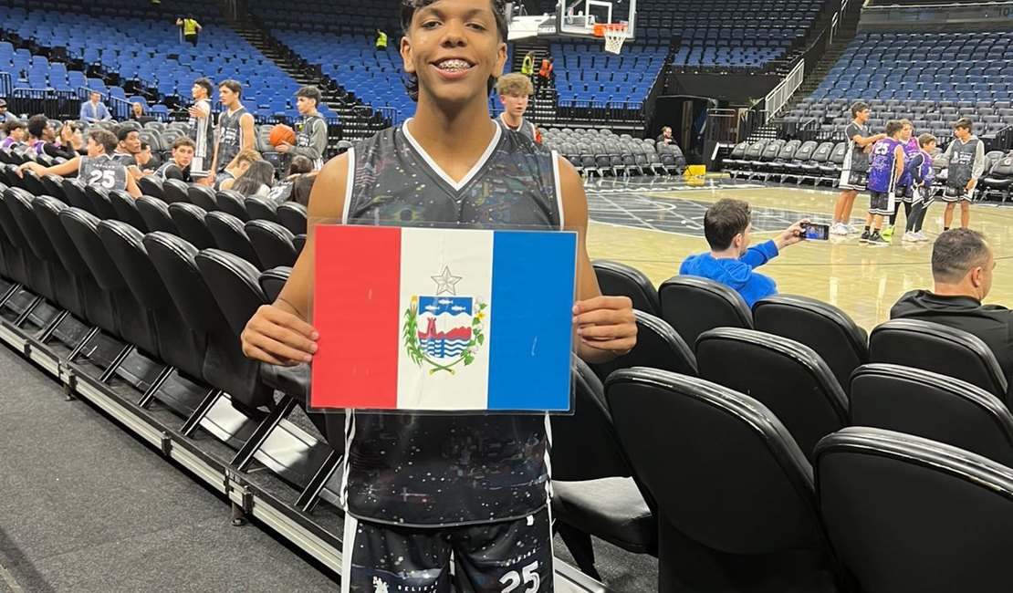 Atleta de Arapiraca faz história no basquete representando Alagoas em Orlando