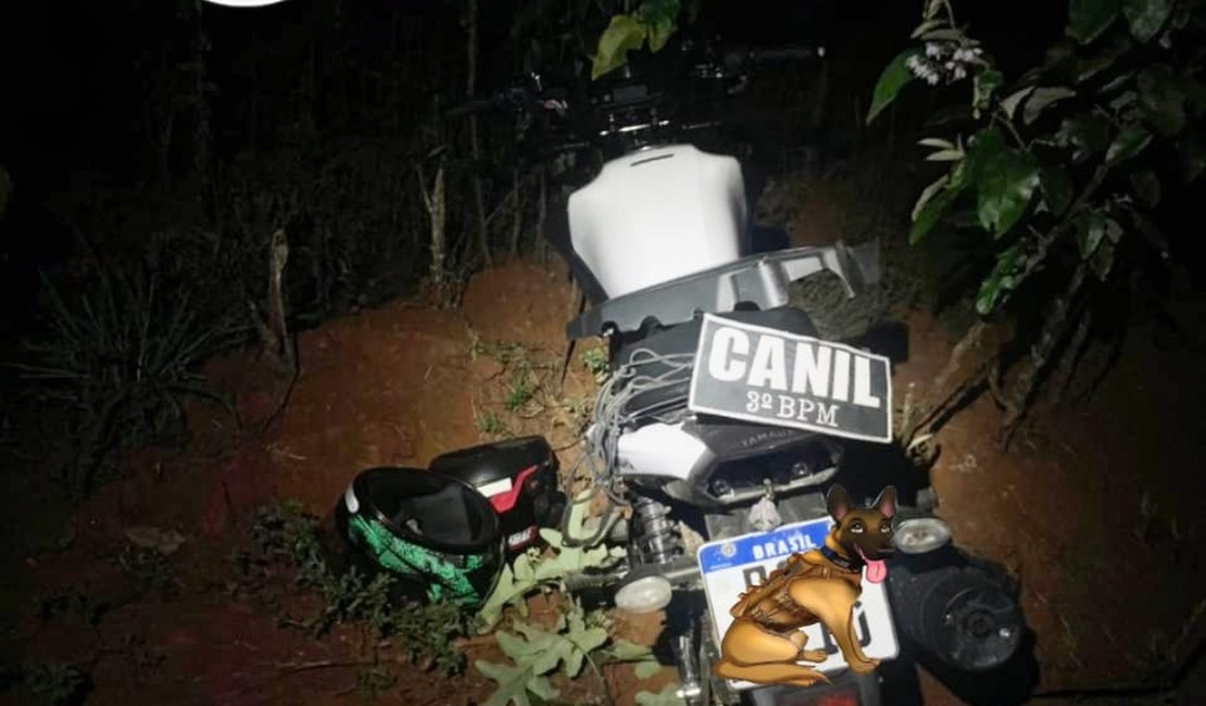 Polícia recupera motocicleta roubada na parte alta de Maceió