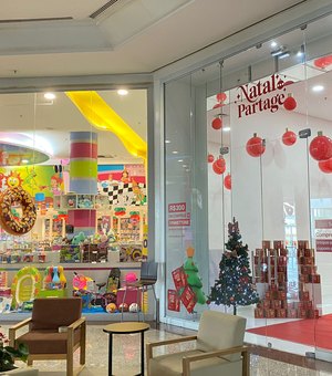 Partage Arapiraca Shopping celebra o Natal com brindes especiais para os clientes