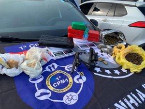 28 armas e quase 29 kg de drogas são retirados de circulação em Alagoas