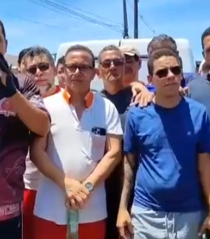 Comerciantes do Mercado da Produção protestam após risco de corte de energia em Maceió