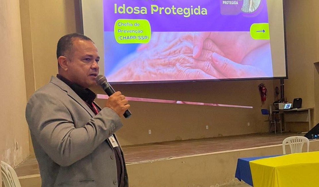 Segurança Pública promove em Pilar ação educativa de proteção à pessoa idosa