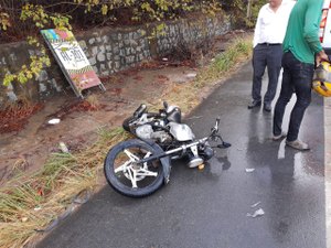 Motociclista fica ferido após colisão na cidade de Paripueira