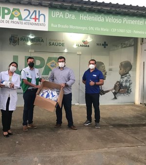 Coren doa máscaras para profissionais da Enfermagem de Palmeira dos Índios