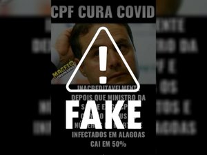 É falso que casos de Covid caíram 50% em AL após exigências do Ministério da Saúde