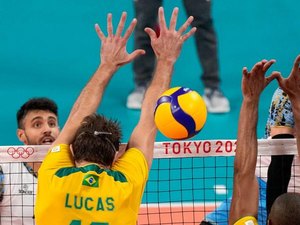 Vôlei masculino: Brasil perde para Argentina e deixa Tóquio sem medalha