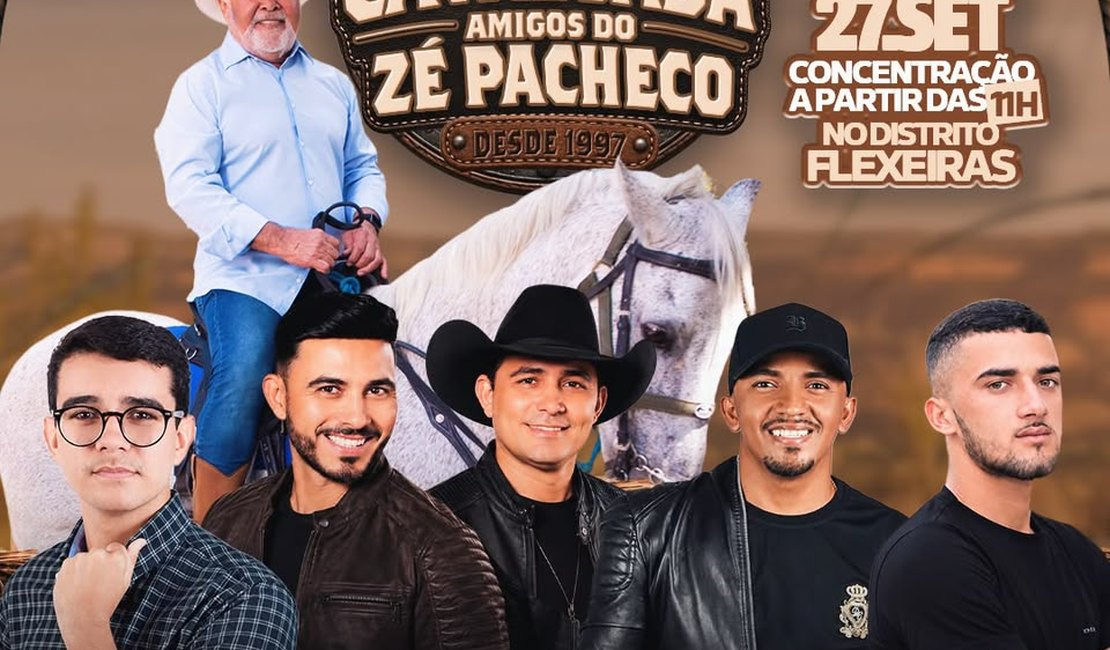 Atrações musicais de peso prometem animar Cavalgada Amigos do Zé Pacheco