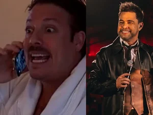 Fabio Porchat ironiza briga entre Zezé Di Camargo e SBT