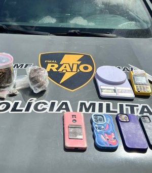 Denúncia de violência doméstica leva à prisão por tráfico de drogas em Maceió