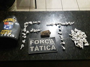 Força Tática prende acusados de tráfico de drogas em Marechal Deodoro