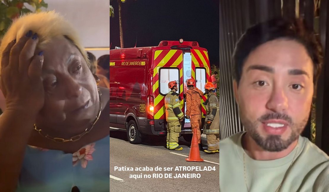 Patixa sofre acidente no Rio de Janeiro e Rico Melquiades atualiza estado de saúde