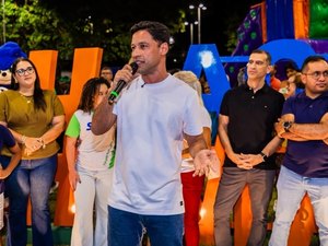 Prefeito Rodrigo Cunha entrega Praça Acauã, na parte alta de Maceió