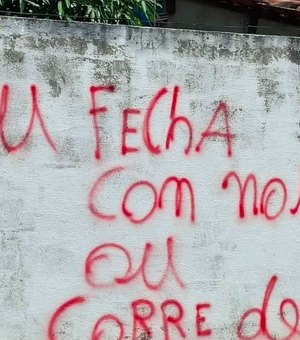 Polícia investiga ameaças entre facções por meio de pichações em AL