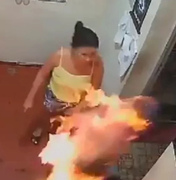 Mulher que ateou fogo no marido é presa e afirmou que queria apenas dar 'susto'