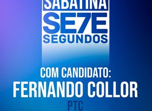 Fernando Collor de Mello, do PTC, é sabatinado pelo 7Segundos; confira