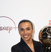 Homenageada no Bola de Prata, Marta sonha disputar a Copa do Mundo de 2027 no Brasil