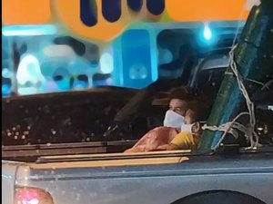 Homem com Covid-19 levado na carroceria de carro para hospital recebe alta