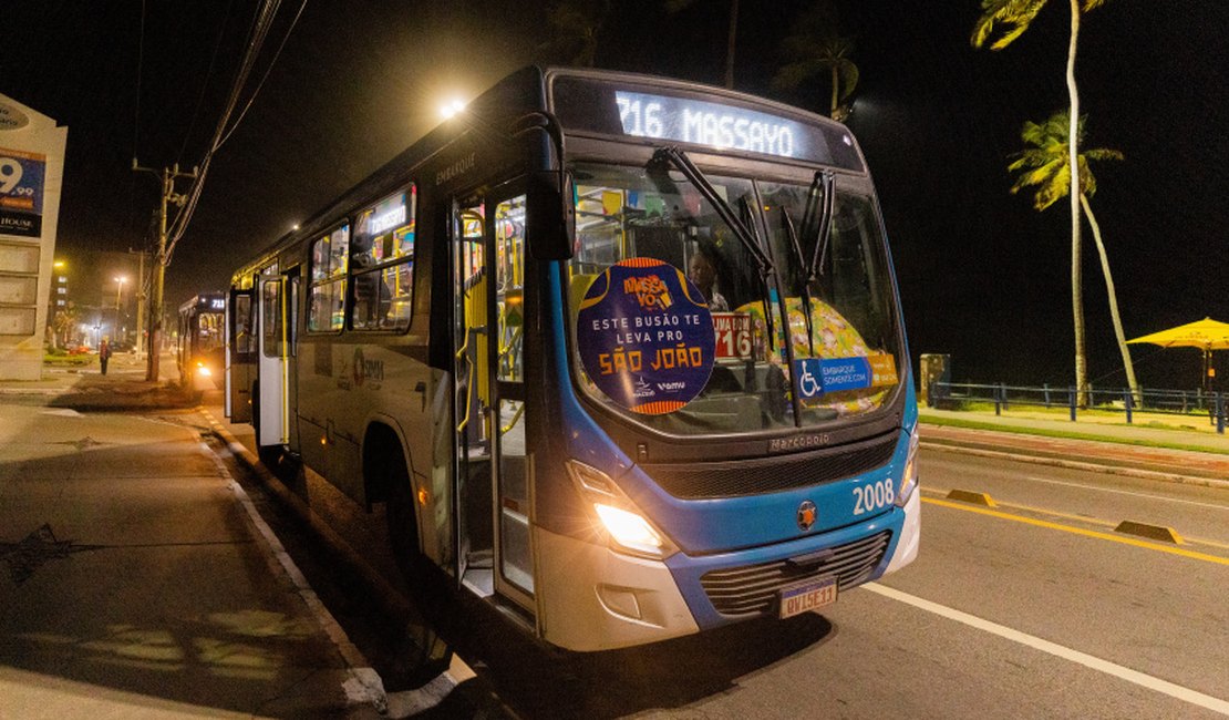 São João de Maceió terá ônibus grátis para cinco polos