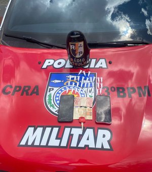 Polícia Militar prende dois suspeitos por tráfico de drogas em Arapiraca