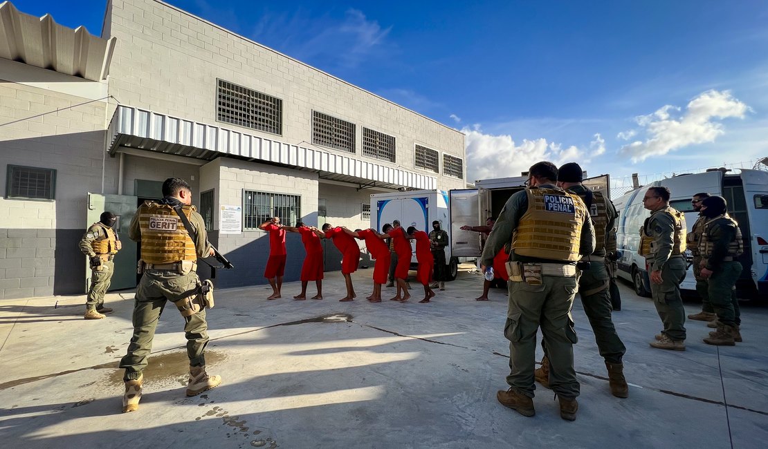 Operação transfere 800 reeducandos para Presídio de Segurança Máxima na capital