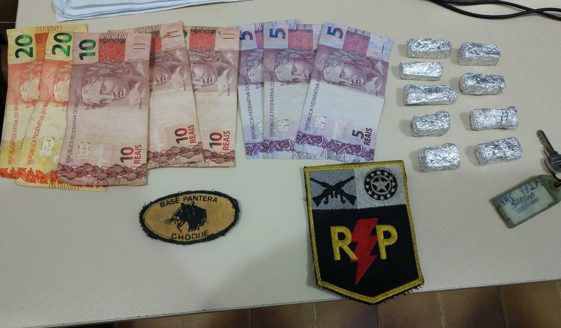 Homem é preso com maconha e dinheiro em Arapiraca