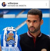 Alagoano Willian José renova contrato com a Real Sociedad até 2024