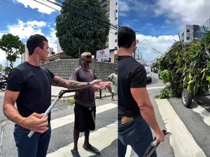Cavalo vítima de maus-tratos é resgatado por deputado em Maceió
