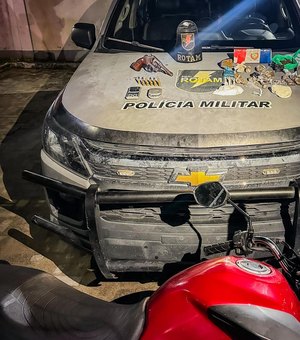 PM prende integrantes de facção e apreende mais de 1kg de drogas em Maceió