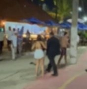 Homem é preso após confusão em bar na orla da Ponta Verde