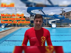 [Vídeo] Corpo de Bombeiros orienta para evitar afogamentos em piscinas