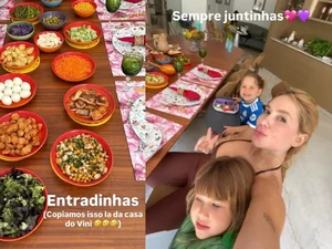 Virgínia copia hábito saudável que aprendeu com Vini Jr.