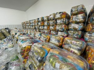 Mais de 5 mil cestas básicas são entregues em Matriz de Camaragibe para vítimas de chuvas