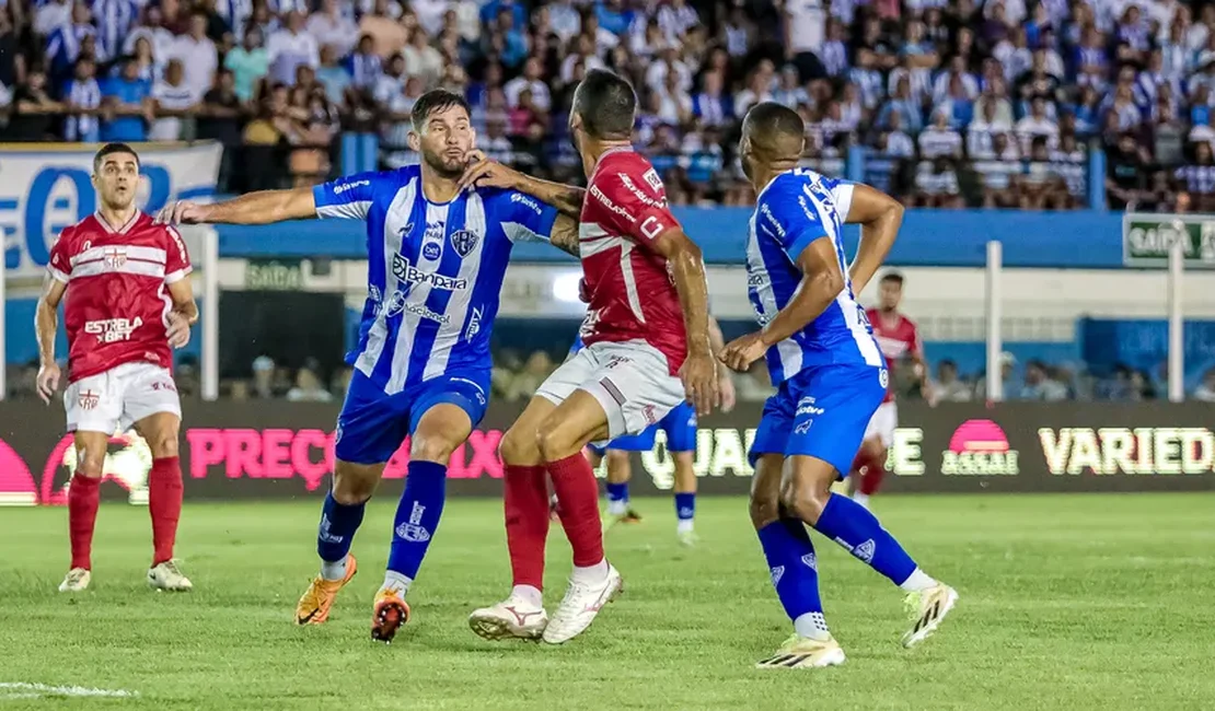 CRB enfrenta Paysandu com chance de sair da zona de rebaixamento da Série B