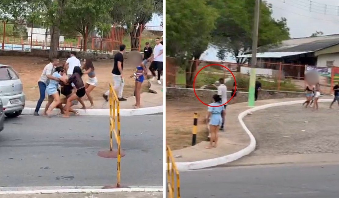 [Vídeo] Briga generalizada após festa termina com pedradas e tiros no município de Piranhas