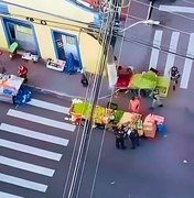 [Vídeo] Com uso de drone, foragido por furto é preso no Centro de ﻿Maceió