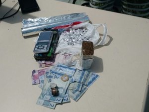 Homem é preso em flagrante por tráfico de entorpecentes 