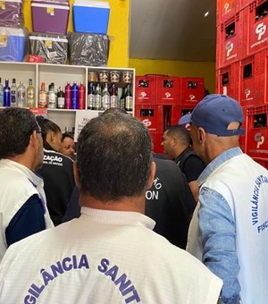 Vigilância Sanitária fiscaliza bebidas destiladas em estabelecimentos de Maceió