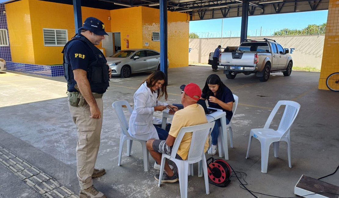 PRF realiza Comando de Saúde Preventivo, em São Miguel dos Campos