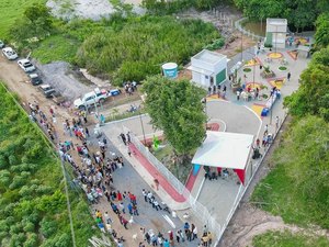 Prefeitura de Traipu inaugura praça e área de lazer da fonte do Sítio Palhaço