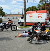 Samu alerta sobre o aumento dos atendimentos a vítimas de acidentes com motociclistas